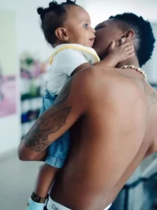 Fans go crazy as Wizkid reveals more stunning pics of his 4th child
