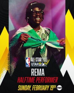 Burna Boy, Tems, and Rema To Perform At NBA All-Stars