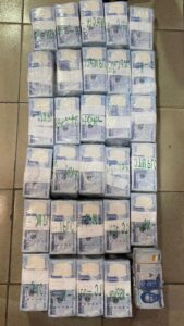 EFCC seizes N32,400 million believed to be used for vote buying in Lagos State.