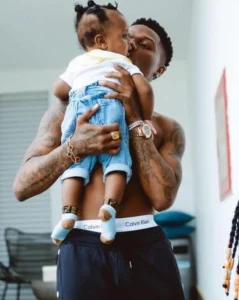 Fans go crazy as Wizkid reveals more stunning pics of his 4th child