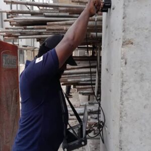 Graphical representation of Integrity test of Buildings in Banana Island 
