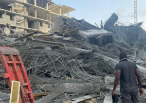 Seven-story building collapses in Lagos